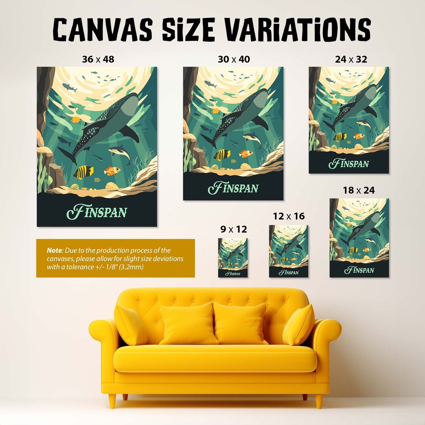 Finspan - Inspired Canvas Art