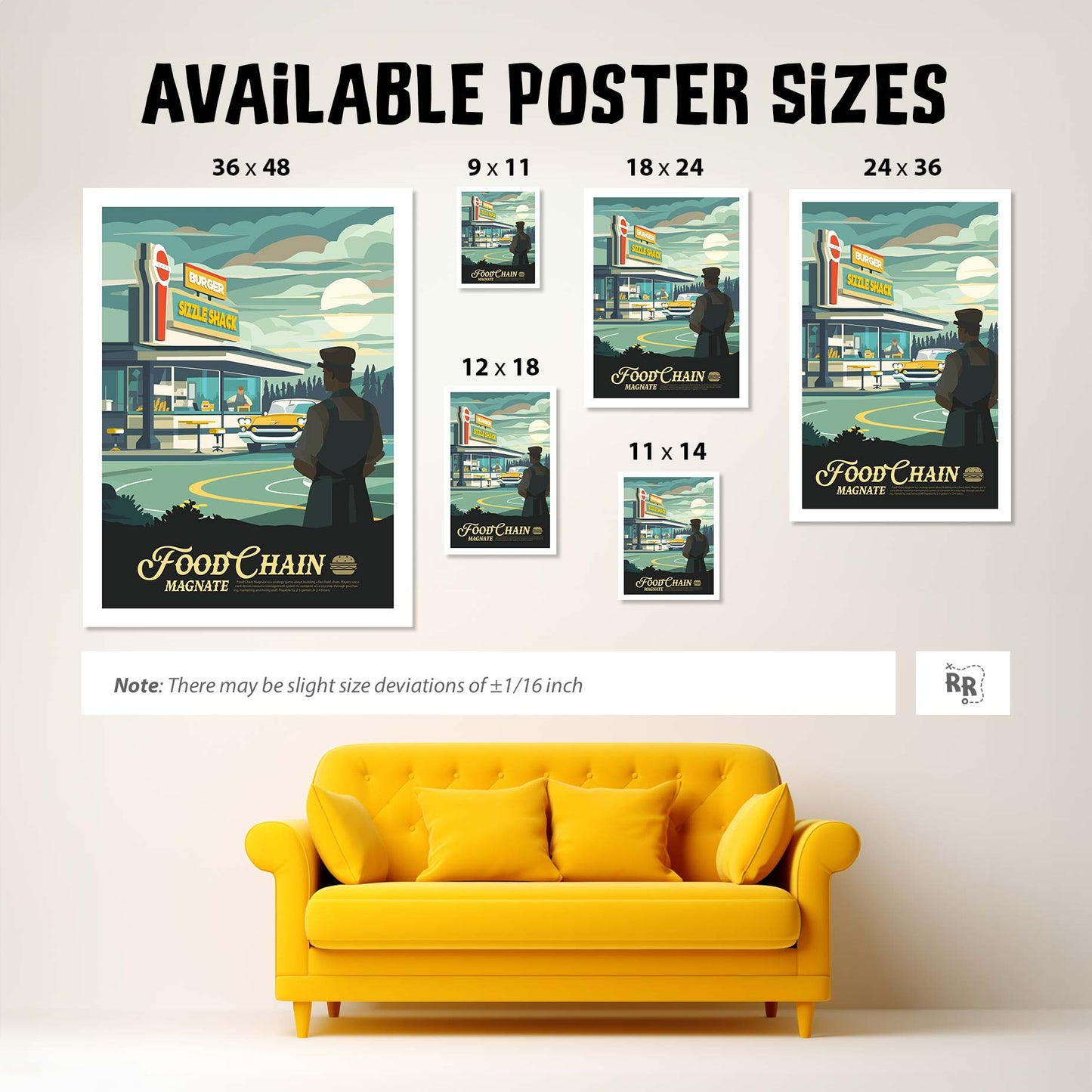 Food Chain Magnate - Unofficial Inspired Matte Poster