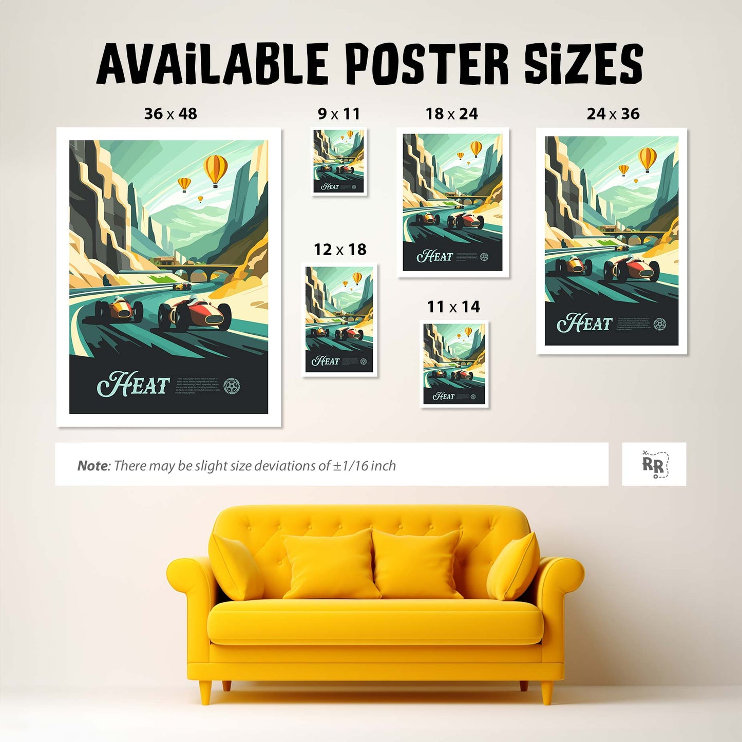 Heat - Unofficial Inspired Matte Poster