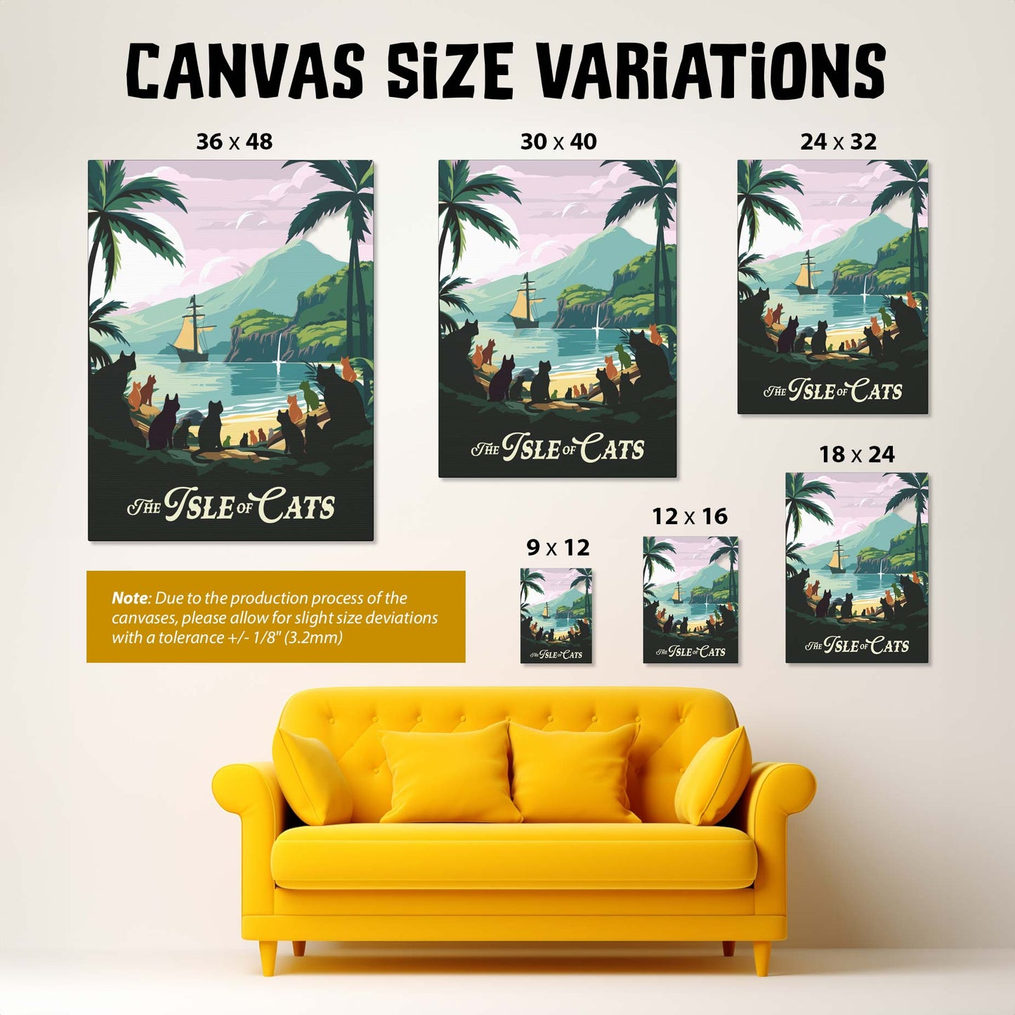 The Isle of Cats - Inspired Canvas Art