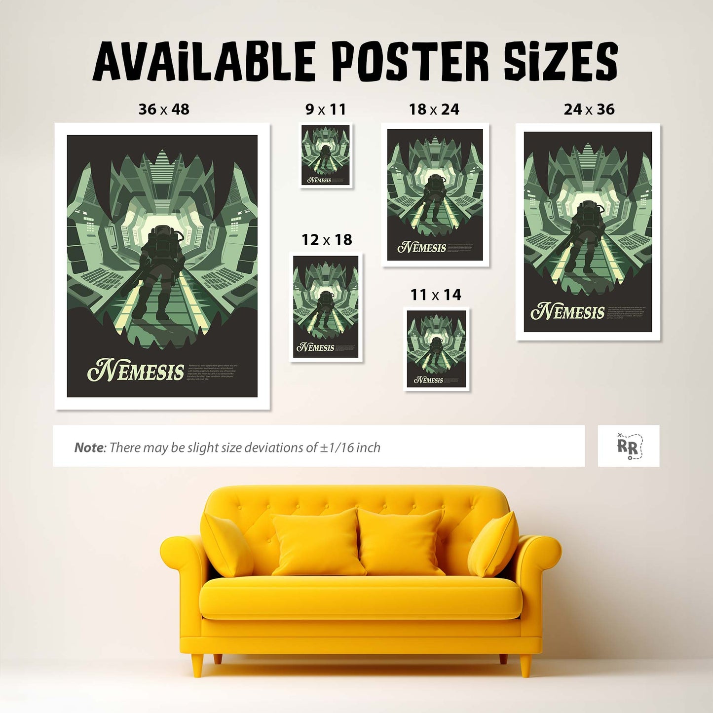 Nemesis - Unofficial Inspired Matte Poster