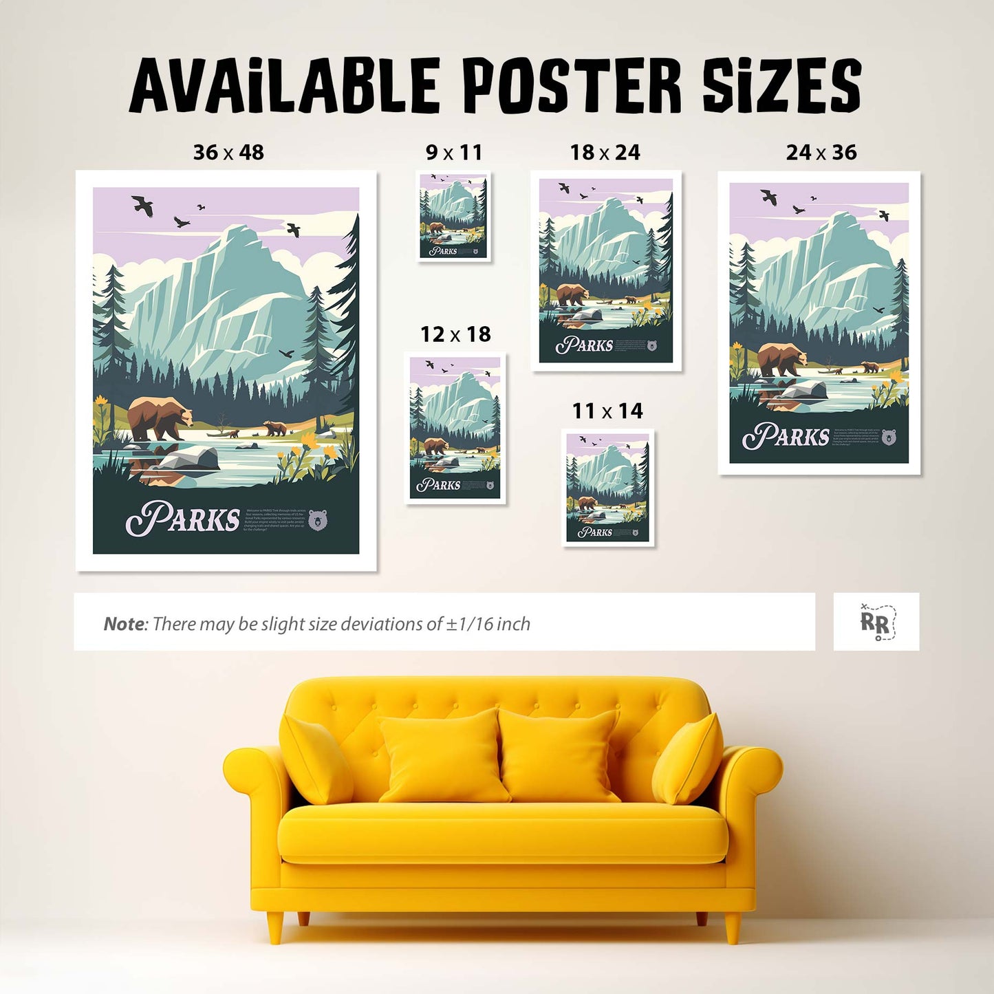 Parks - Unofficial Inspired Matte Poster