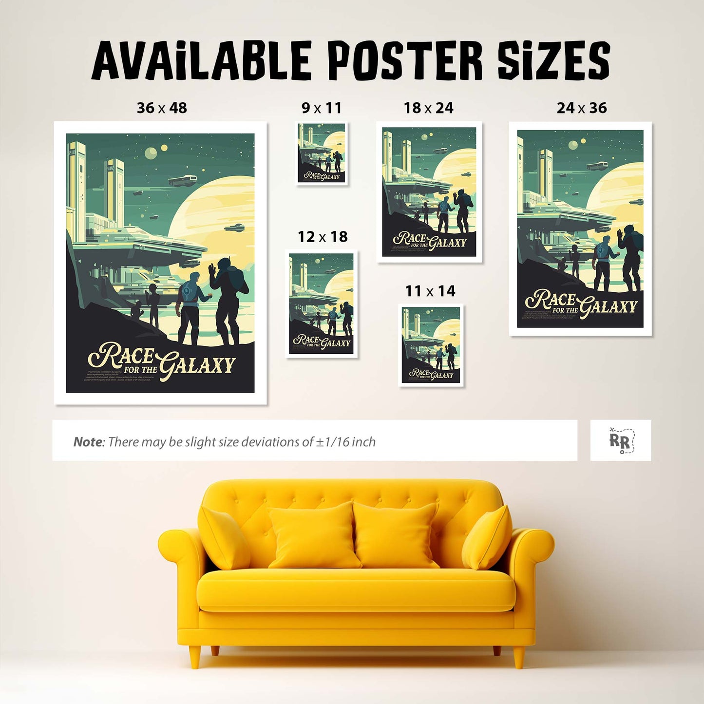 Race for the Galaxy - Unofficial Inspired Matte Poster