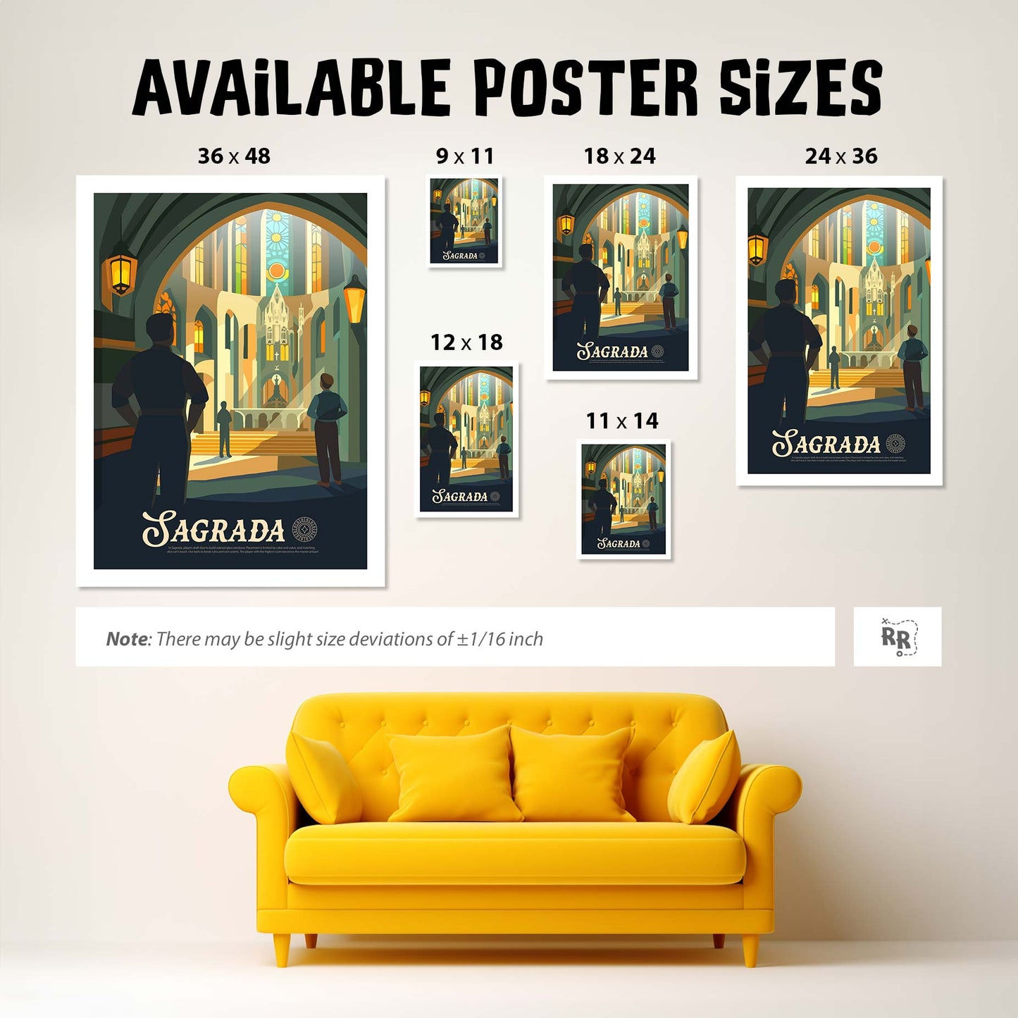 Sagrada - Inspired Matte Poster