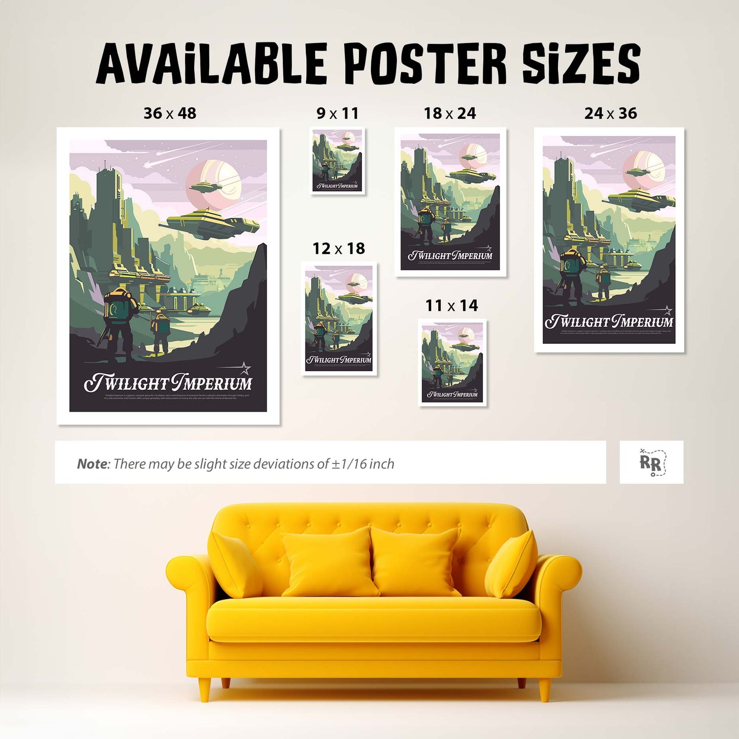 Twilight Imperium - Unofficial Inspired Matte Poster