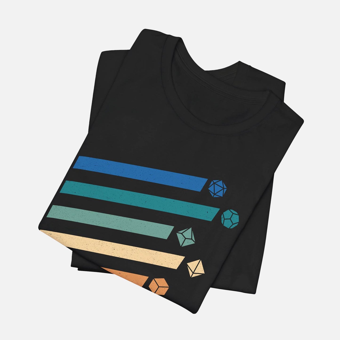 Vintage Dice Rainbow Unisex Tee