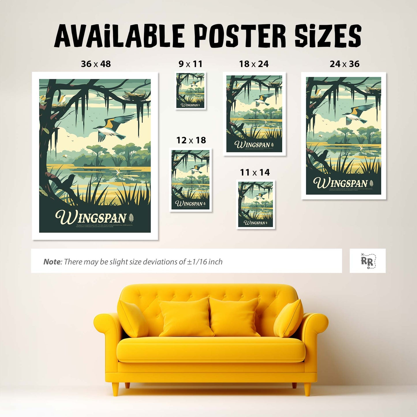 Wingspan - Unofficial Inspired Matte Poster