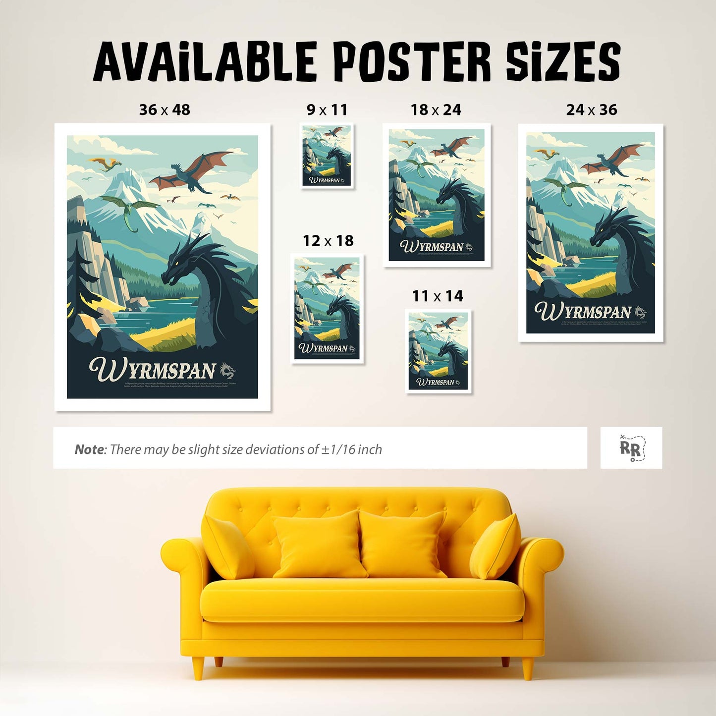 Wyrmspan - Unofficial Inspired Matte Poster