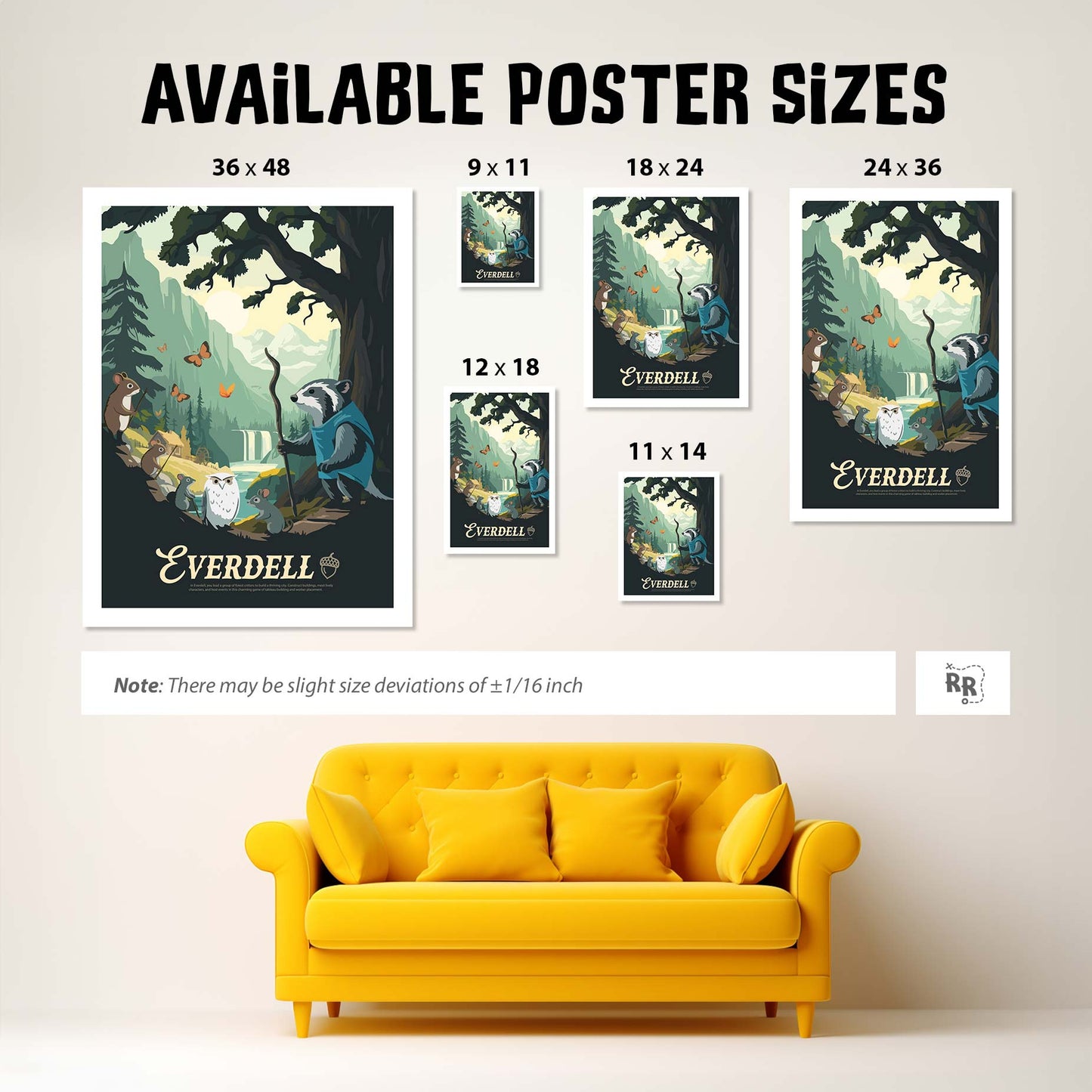 Everdell - Unofficial Inspired Matte Poster