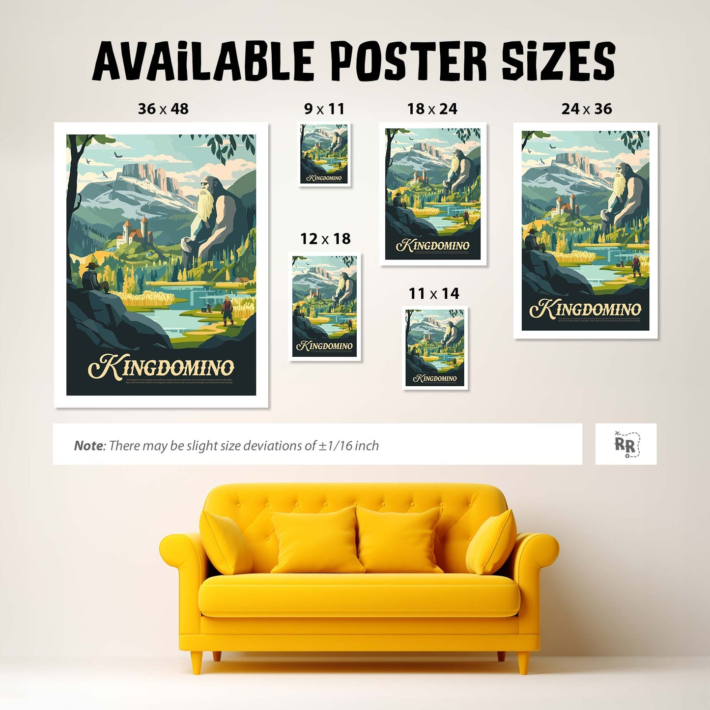 Kingdomino - Unofficial Inspired Matte Poster