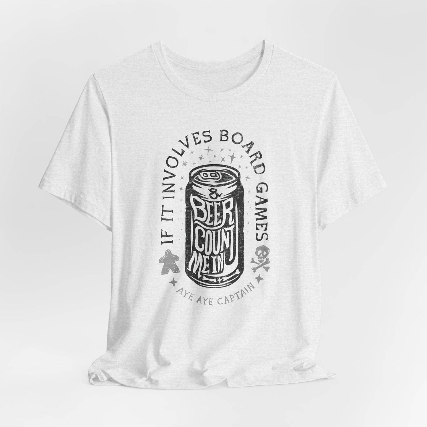 If It Involves Board Games and Beer Count Me In - Captain Unisex Tee