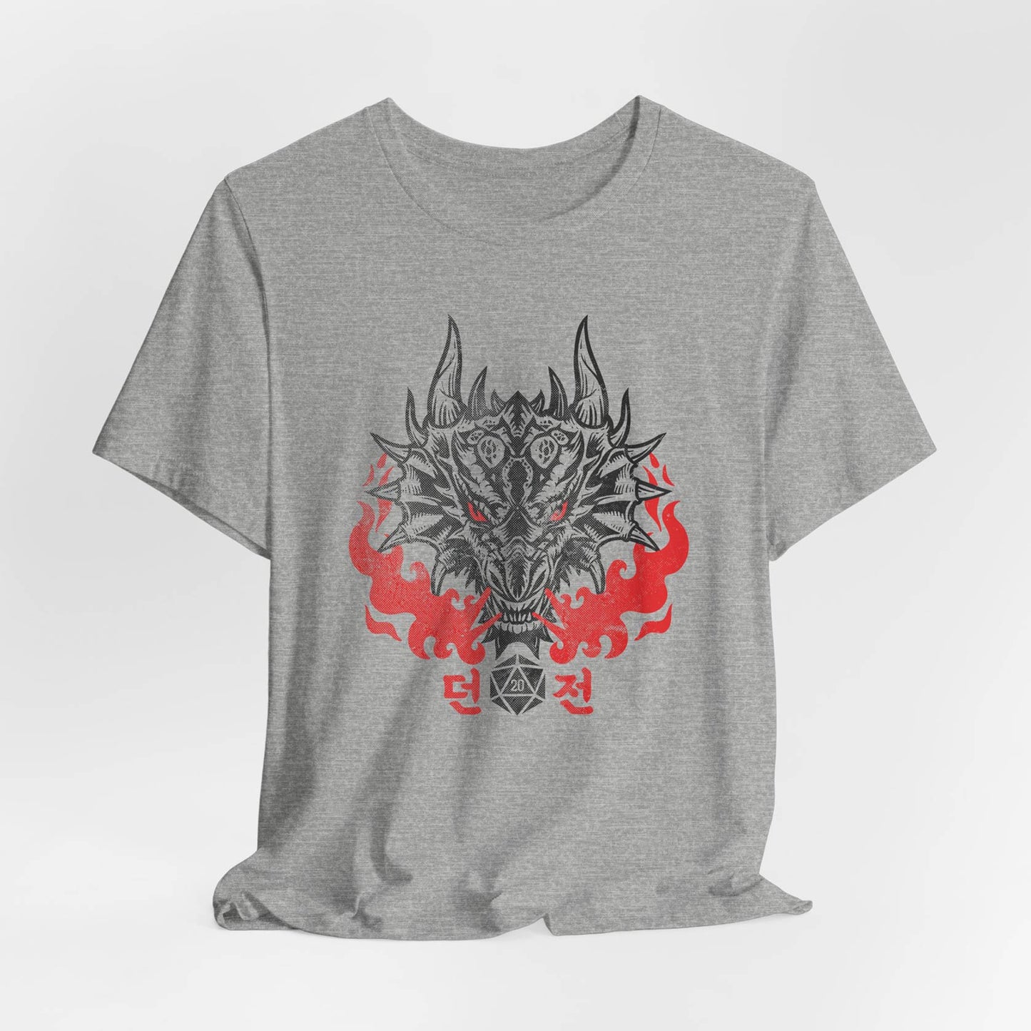 Korean Dragon Fires Unisex Tee