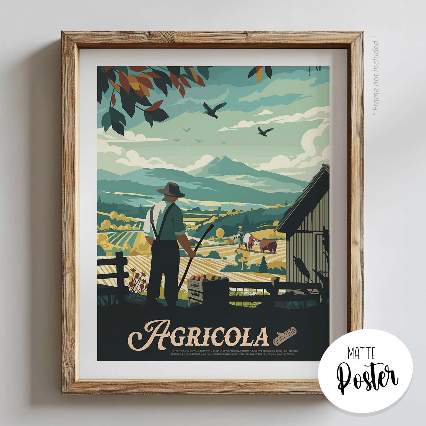 Agricola - Unofficial Inspired Matte Poster