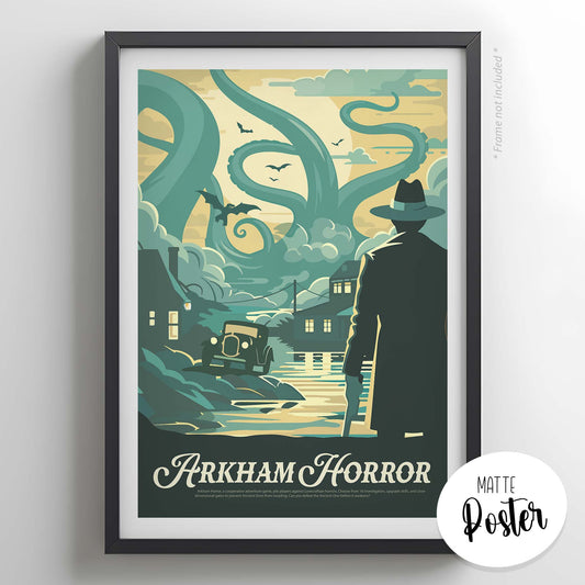 Arkham Horror - Inspired Matte Poster
