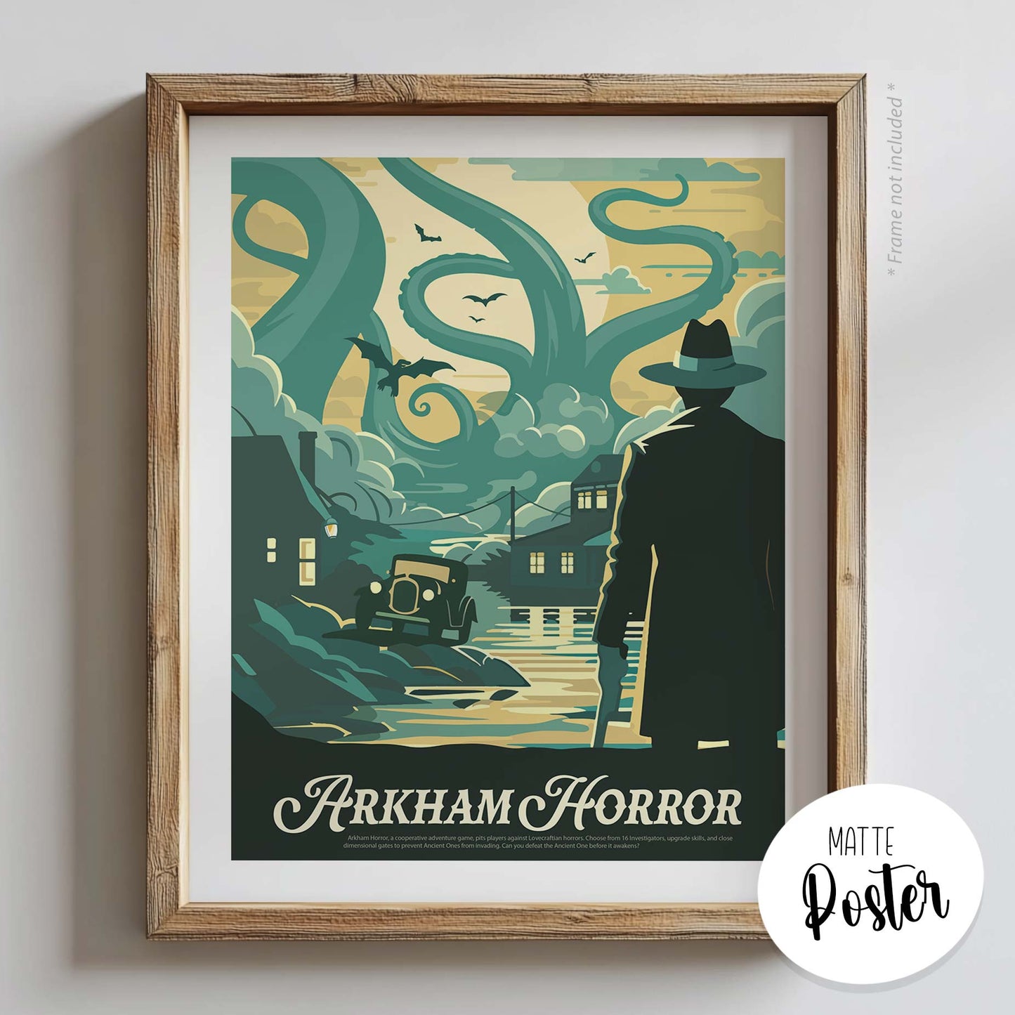 Arkham Horror - Unofficial Inspired Matte Poster