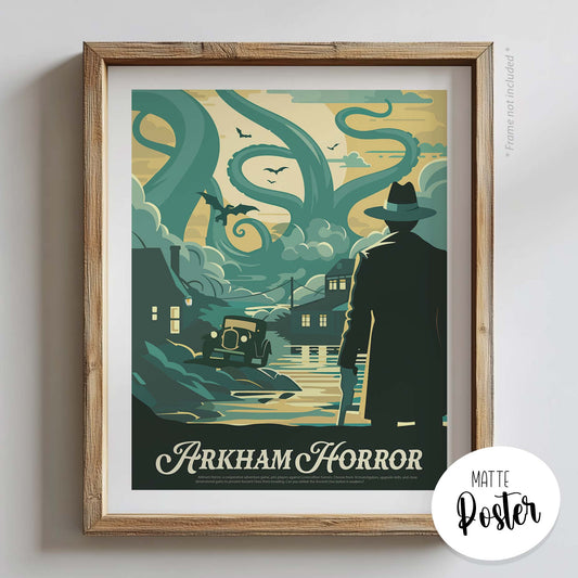 Arkham Horror - Unofficial Inspired Matte Poster