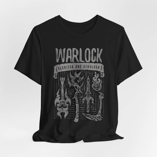 Warlock - Eldritch and Beholden Unisex Tee