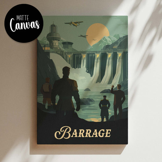 Barrage - Unofficial Inspired Canvas Art