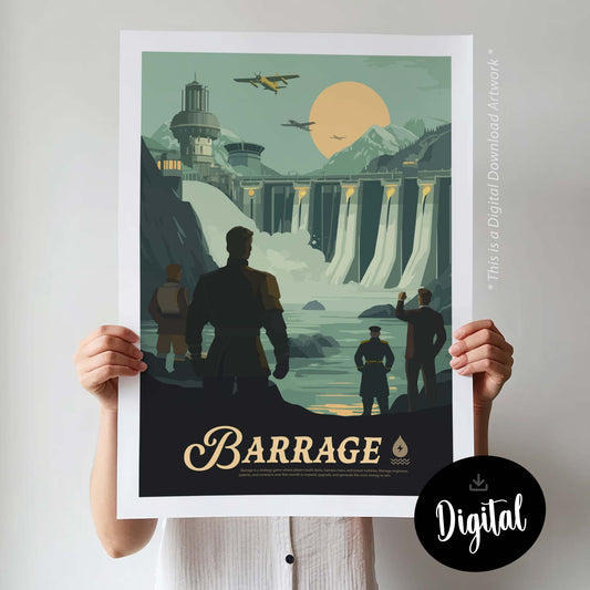 Barrage - Unofficial Inspired Digital Art Download