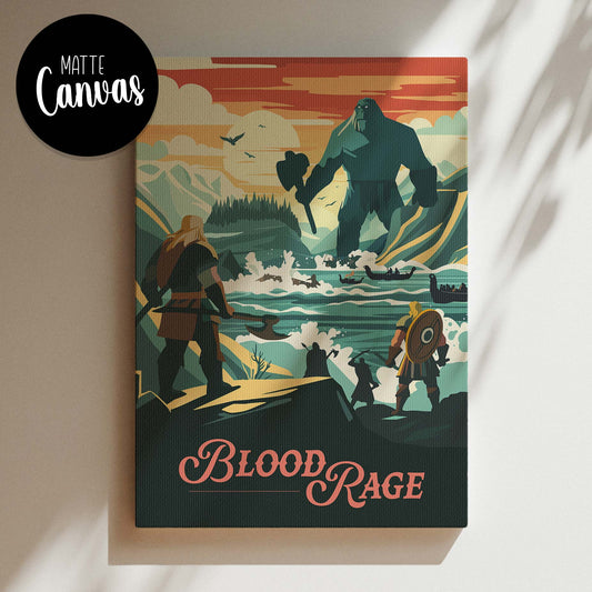 Blood Rage - Inspired Canvas Art