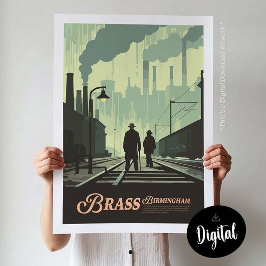 Brass Birmingham - Inspired Digital Art Download