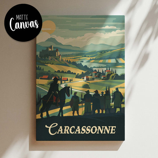 Carcassonne - Inspired Canvas Art