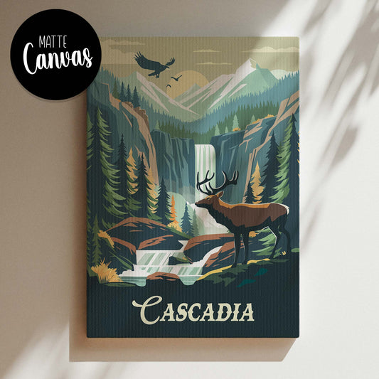 Cascadia - Inspired Canvas Art