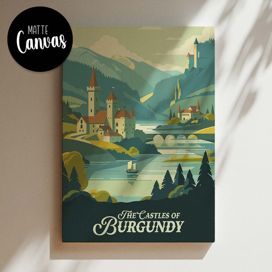 The Castles of Burgundy - Inspired Canvas Art