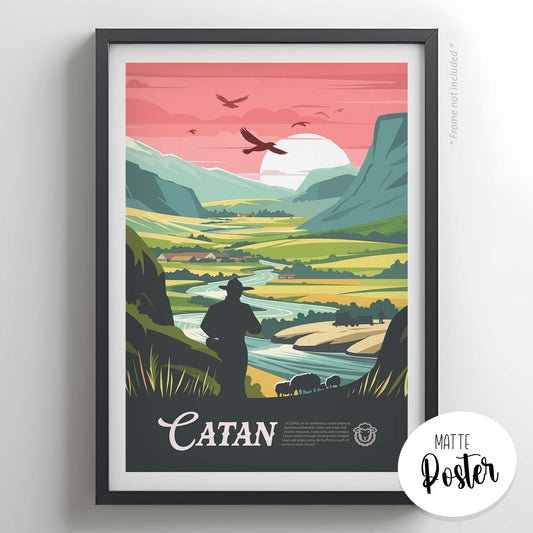 Catan - Inspired Matte Poster