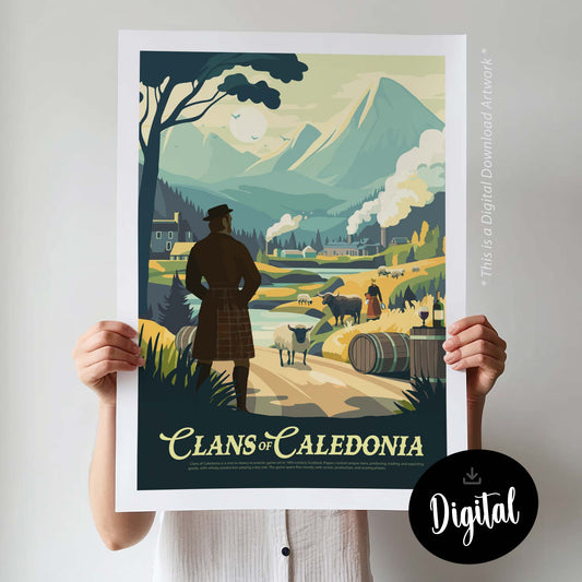 Clans of Caledonia - Inspired Digital Art Download