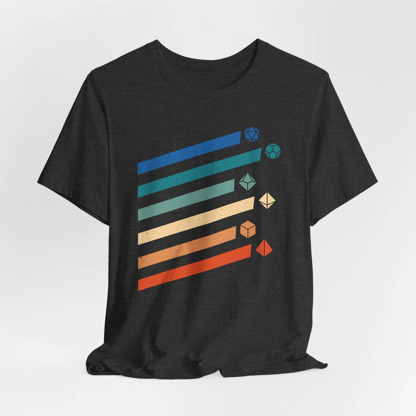 Vintage Dice Rainbow Unisex Tee