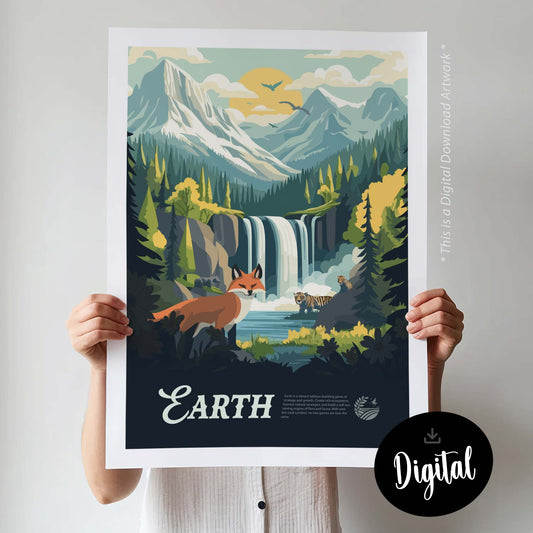 Earth - Inspired Digital Art Download