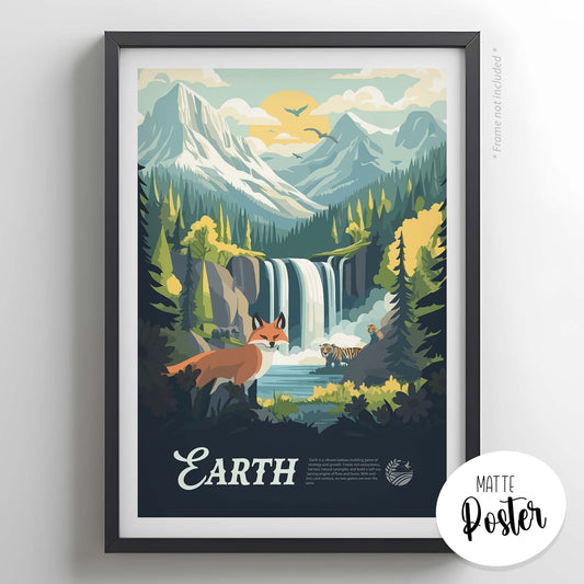 Earth - Inspired Matte Poster