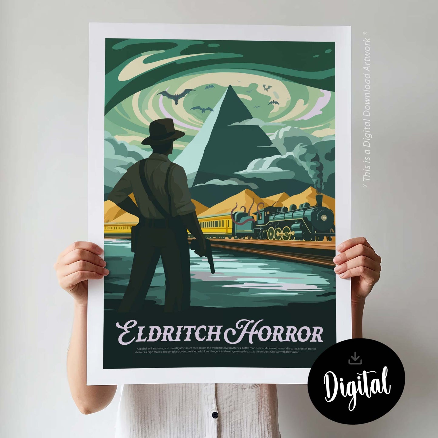 Eldritch Horror - Unofficial Inspired Digital Art Download