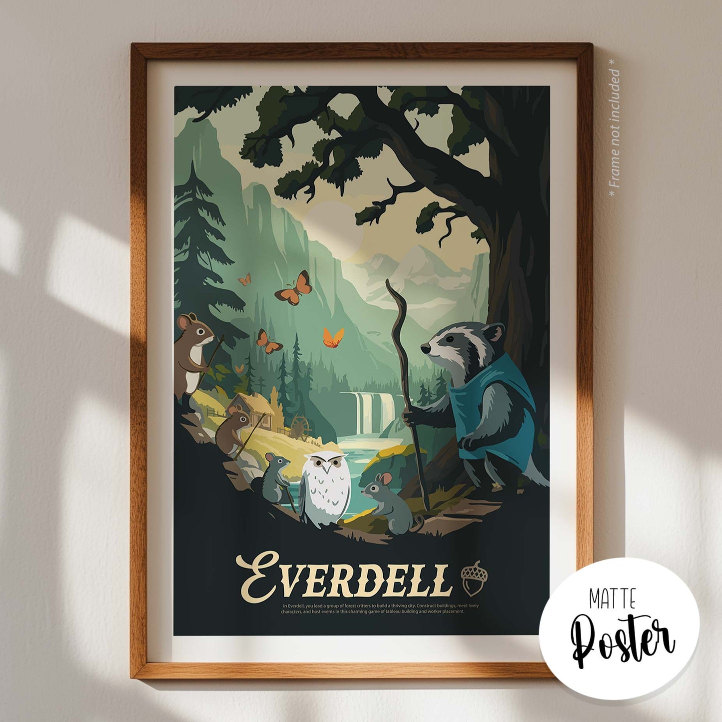 Everdell - Unofficial Inspired Matte Poster