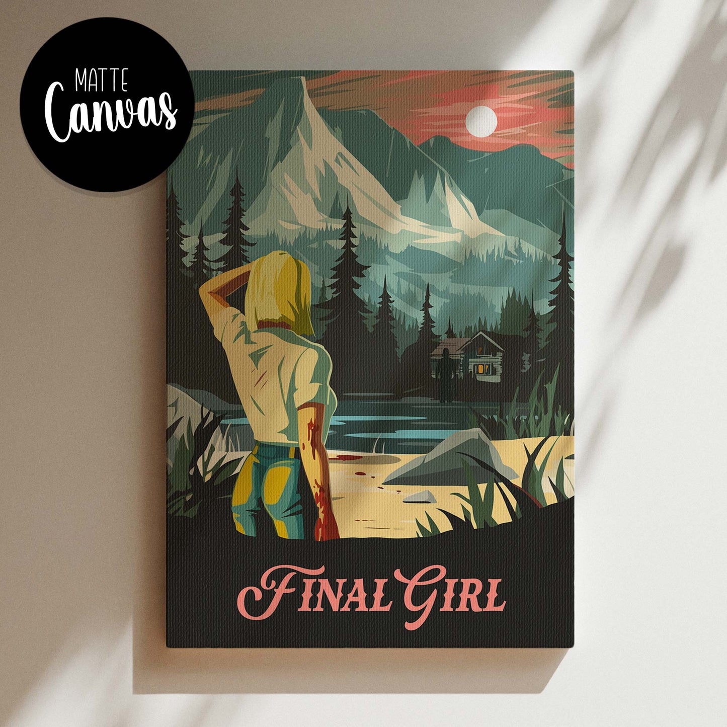 Final Girl - Unofficial Inspired Canvas Art