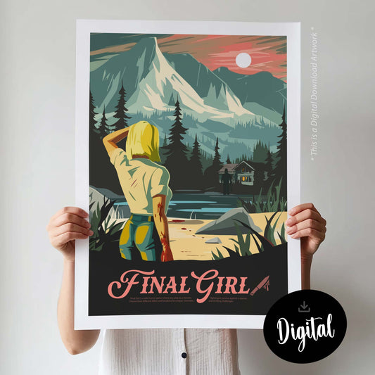 Final Girl - Unofficial Inspired Digital Art Download