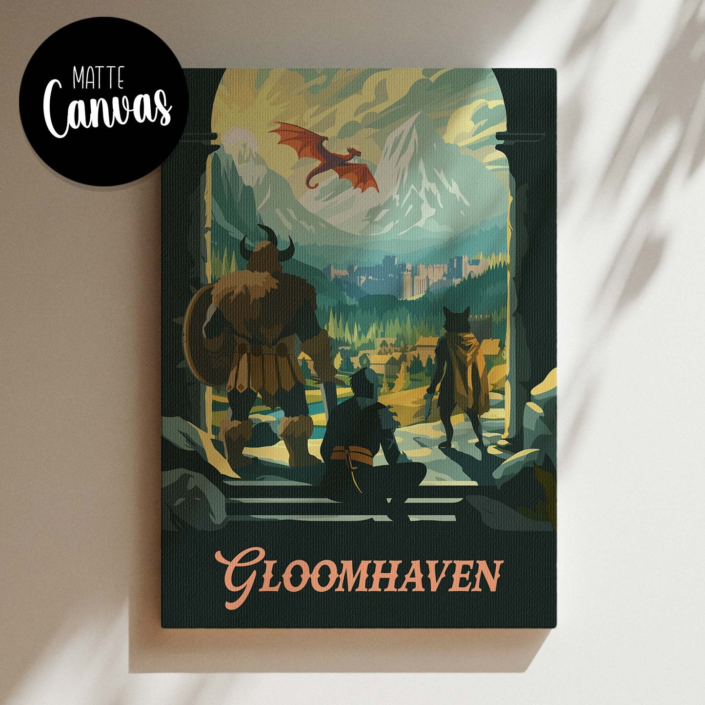 Gloomhaven - Unofficial Inspired Canvas Art