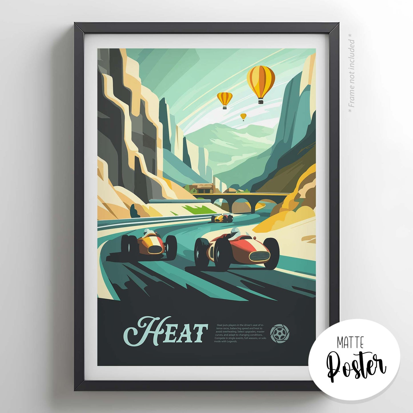 Heat - Inspired Matte Poster