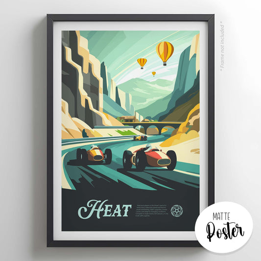 Heat - Inspired Matte Poster