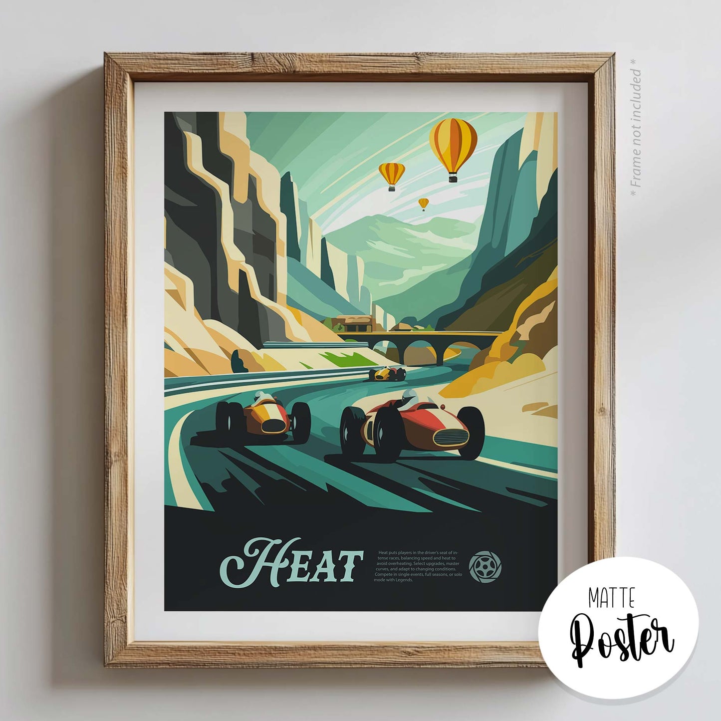 Heat - Unofficial Inspired Matte Poster