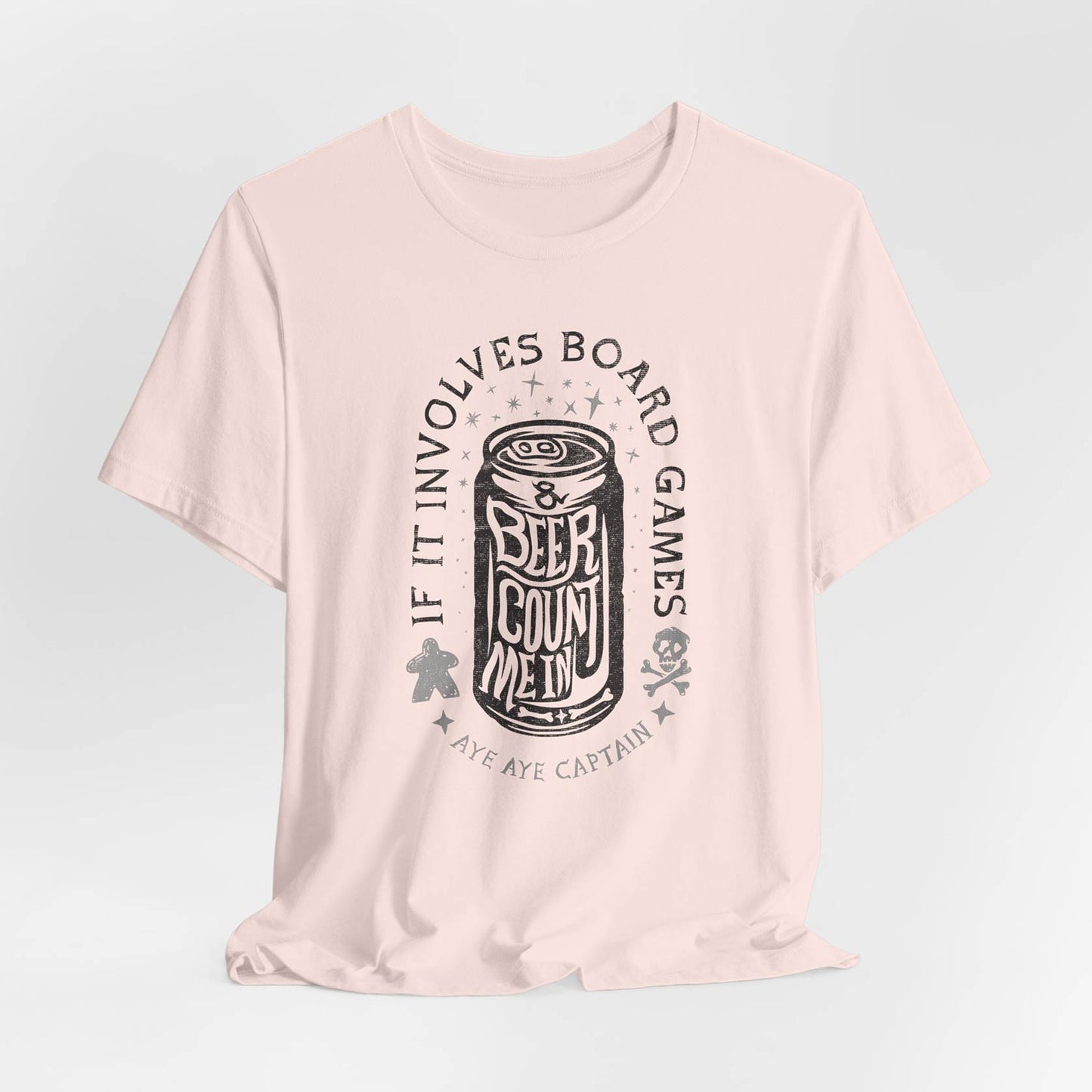 If It Involves Board Games and Beer Count Me In - Captain Unisex Tee