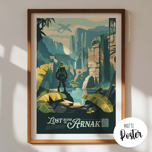 Lost Ruins of Arnak - Unofficial Inspired Matte Poster