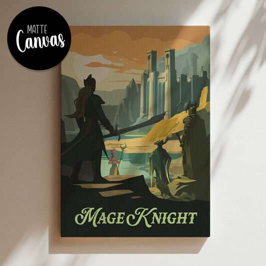 Mage Knight - Unofficial Inspired Canvas Art