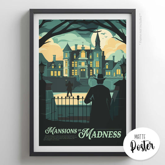 Mansions of Madness - Inspired Matte Poster