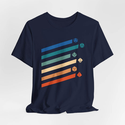 Vintage Dice Rainbow Unisex Tee