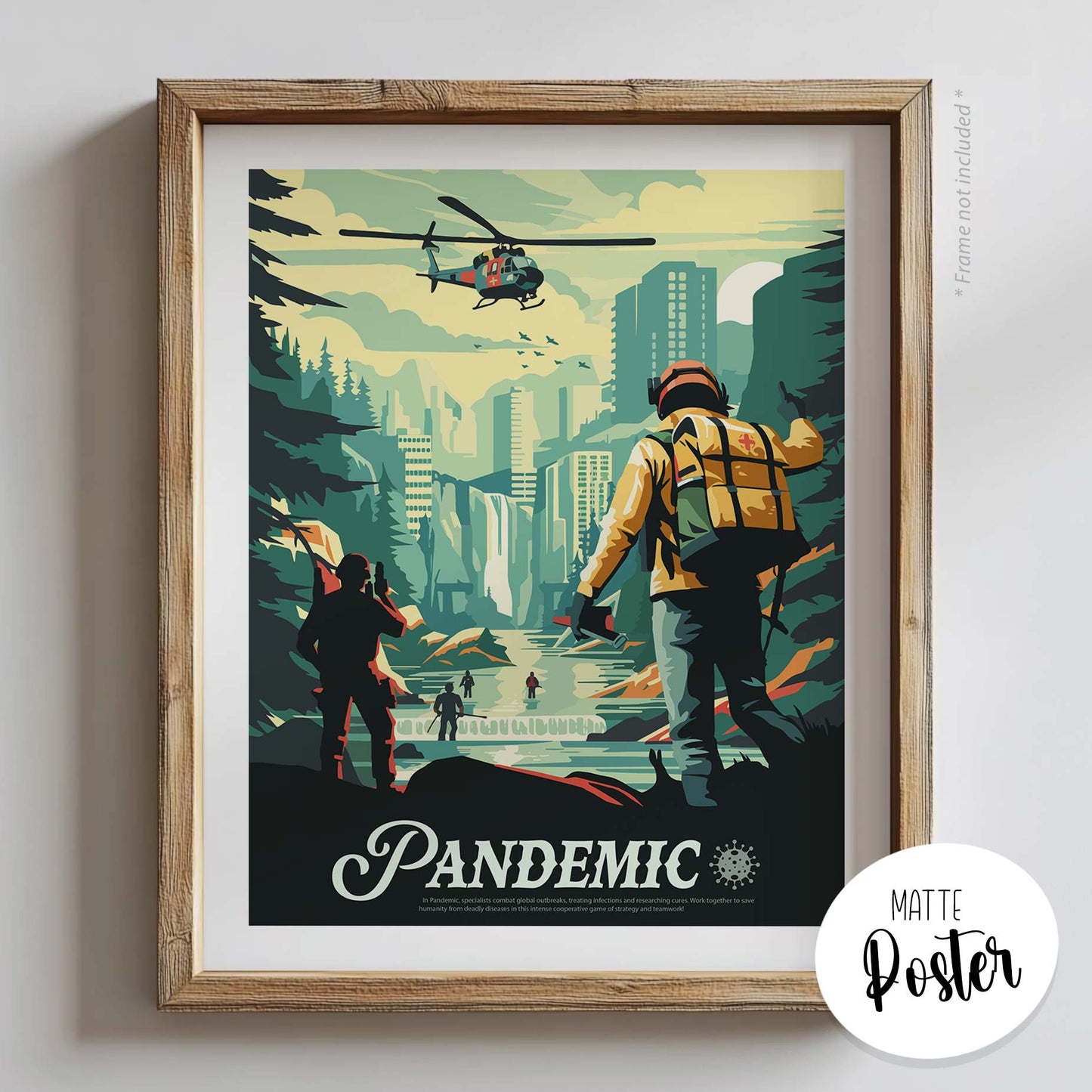 Pandemic - Unofficial Inspired Matte Poster