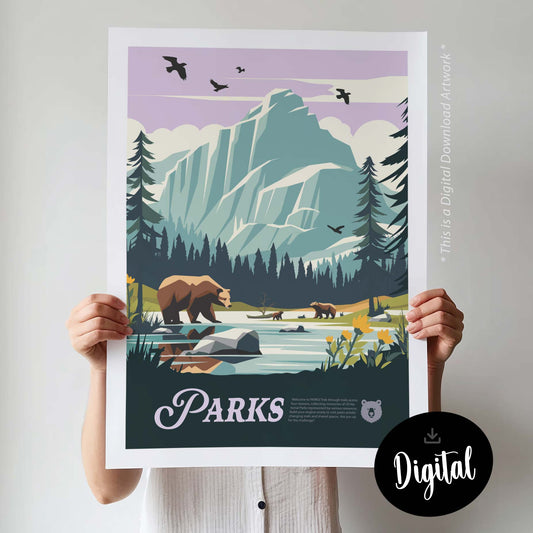 Parks - Inspired Digital Art Download