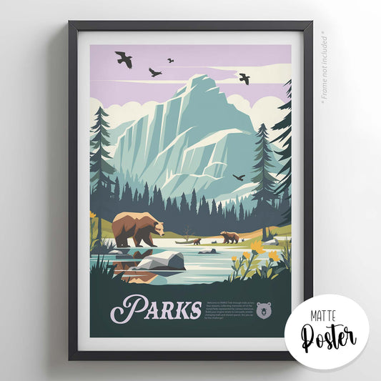 Parks - Inspired Matte Poster