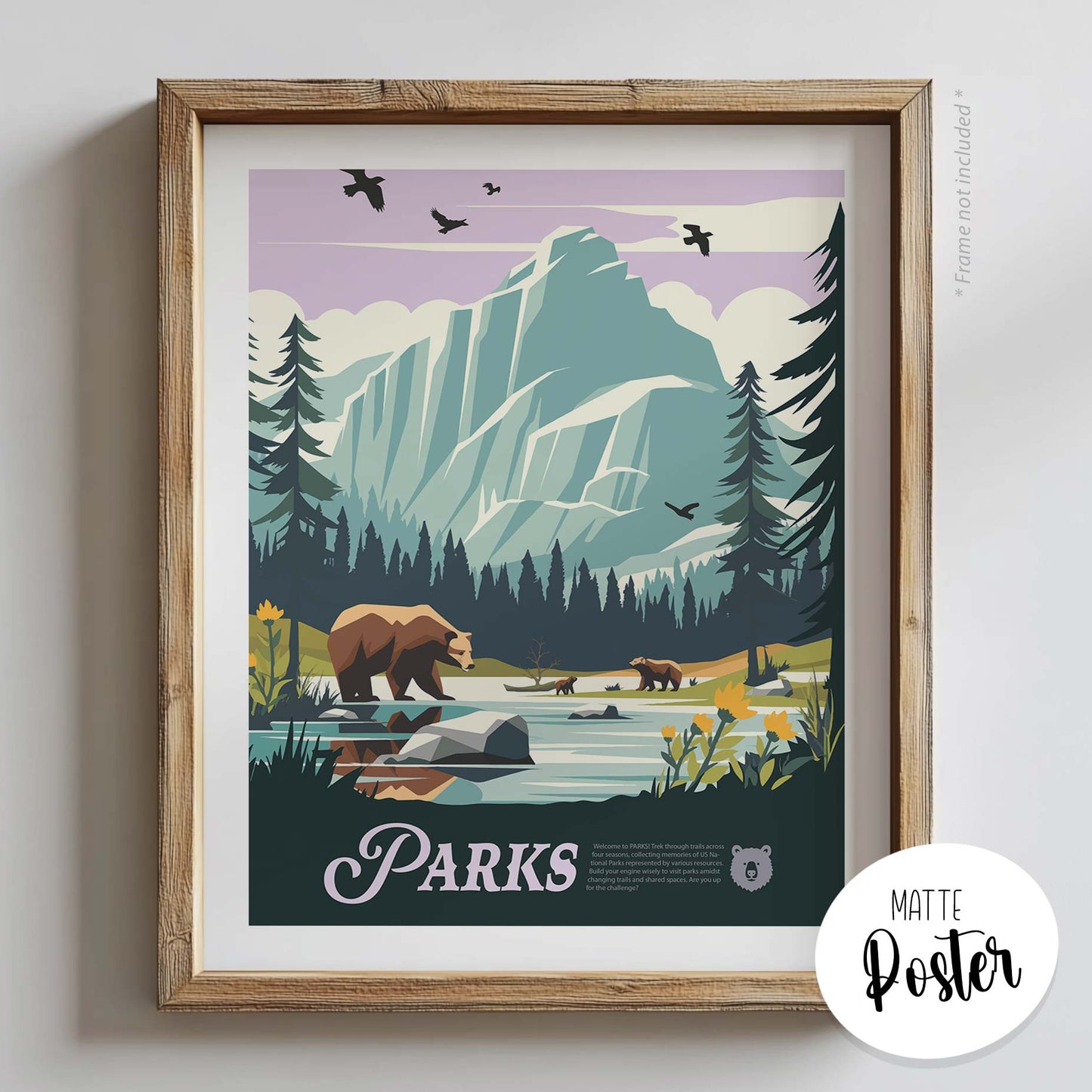 Parks - Unofficial Inspired Matte Poster